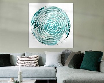 Circle of Life, mixed media van Anjo Kan