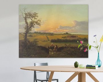 Paysage avec un stile. L'île de Møn, C.W. Eckersberg