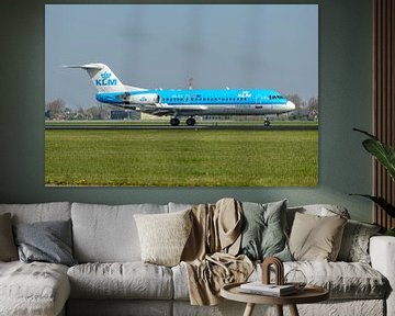 KLM Cityhopper Fokker 70 (PH-KZI).