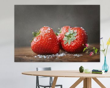 fraises, beaux-arts