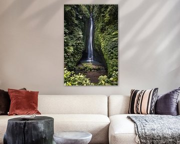 Waterfall in Bali in the beautiful nature by Perry Wiertz