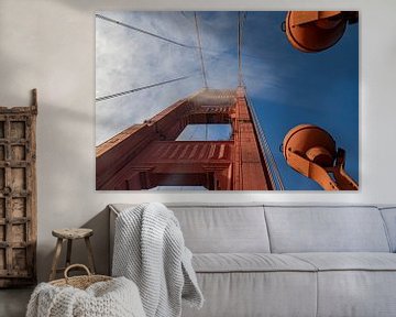 Golden Gate bridge, center pillar by Arjan Warmerdam