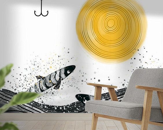 Example of the artwork in a room