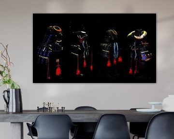 Herinneringen aan Samurai Zwart Pantser Collage van Dorothy Berry-Lound
