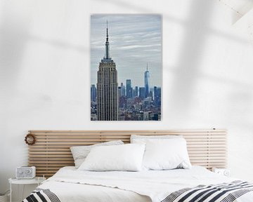 Empire State Building in New York, Manhattan van Snellink Photos