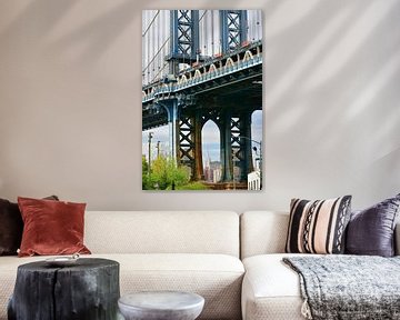 Manhattan Bridge Empire State Building by Snellink Photos