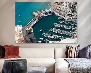 Mittelmeerküste und Hafen in Calpe 3 von Adriana Mueller