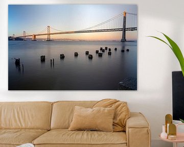 Oakland Bay Bridge, San Francisco von Arjan Warmerdam