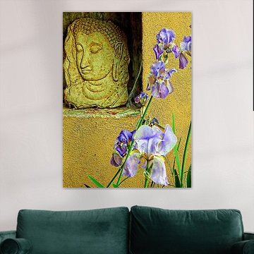 Buddha und die Schwertlilie