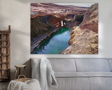 Studlagil Canyon in IJsland van Judith van Wijk