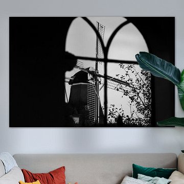 Mill through traditional window