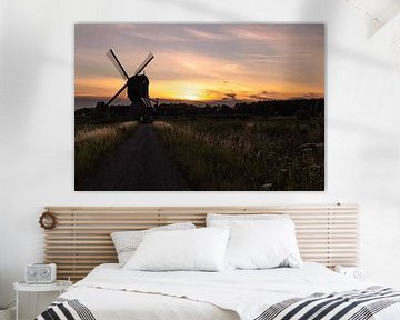 Zandwijkse Molen Zonsondergang Almkerk van Zwoele Plaatjes