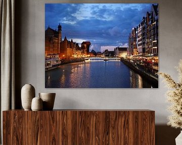 Gdansk in the evening
