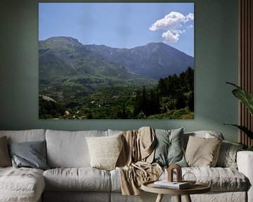 Green landscape Albania