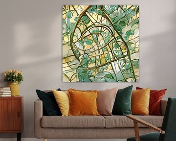 Delft Jugendstil Landkaart van Maps Are Art