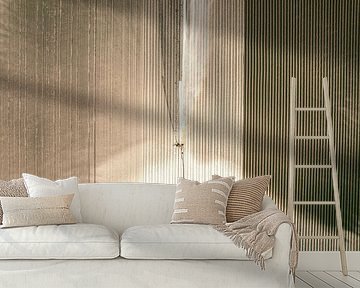 Irrigation pivot gun machine spraying water on a field during a dry summer by Sjoerd van der Wal Photography