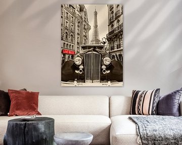 La Packard vintage de 1936 à Paris sur Martin Bergsma
