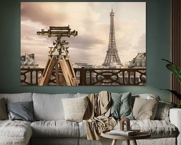 Le télescope antique à Paris sur Martin Bergsma