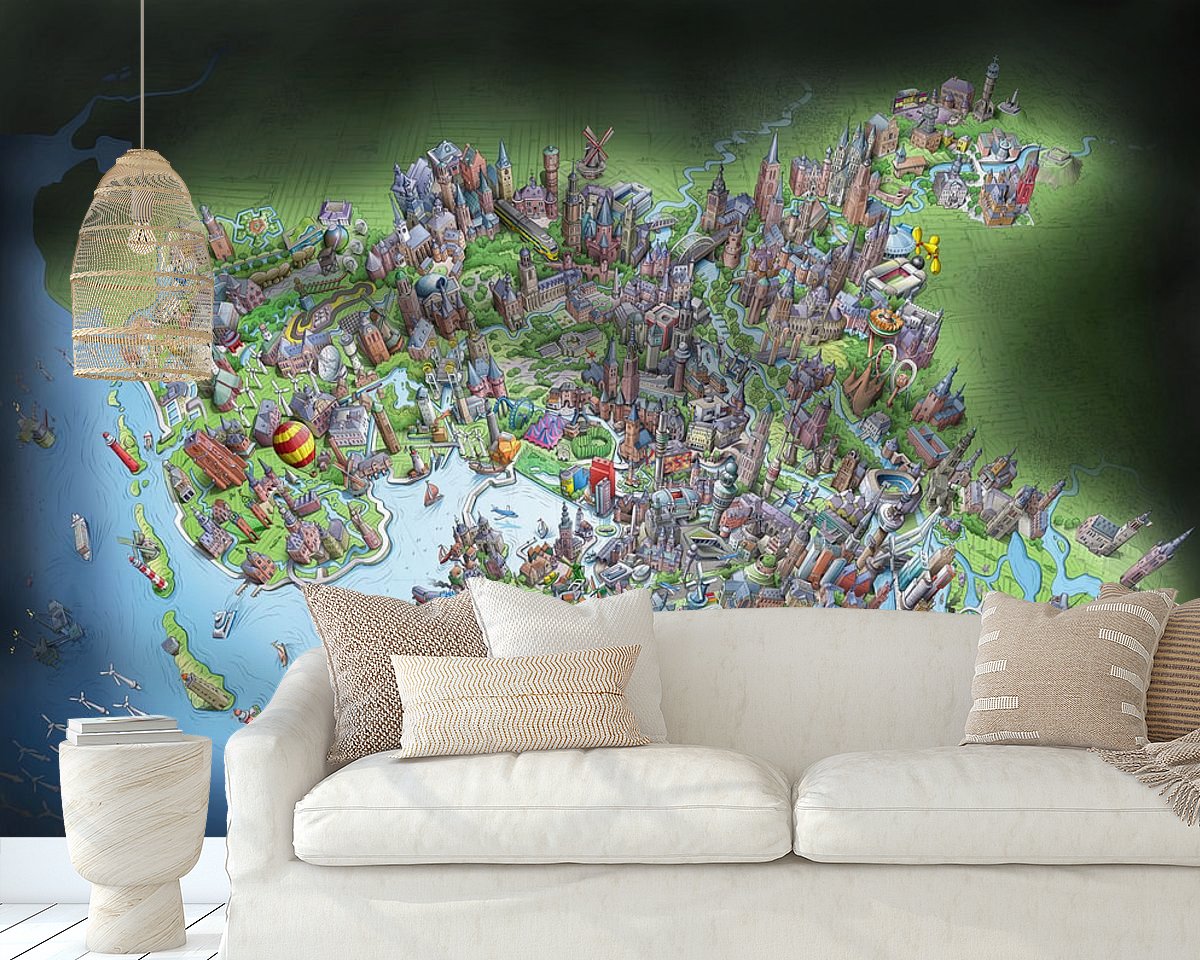 Example of the artwork in a room