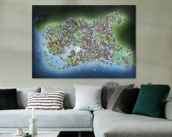 Example of the artwork in a room