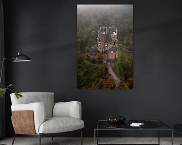 Herfst Bij burg Eltz van Vincent Croce