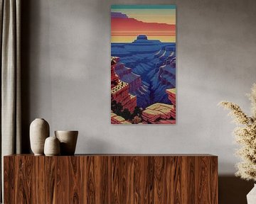 Grand Canyon illustratie van Niek Traas
