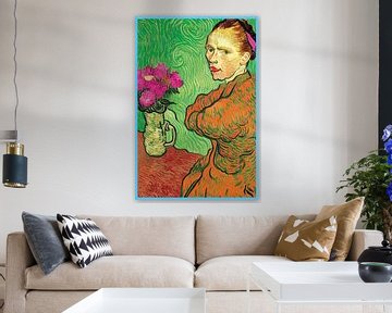 TW Living - WOMAN WITH FLOWERS by TW living