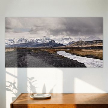 En route vers Eyjafjallajökull à Þórsmörk, en Islande.