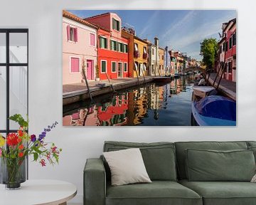 Kleurrijk Burano | Lagune van Venetië, Italië van Tine Depré