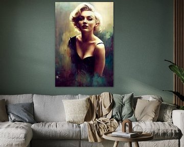 Marilyn Monroe in olieverf. Deel 2 van Maarten Knops