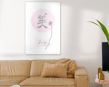 Roze schoonheid - Japanse stijl van Melanie Viola