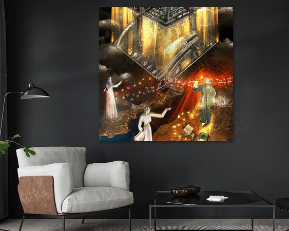 Example of the artwork in a room