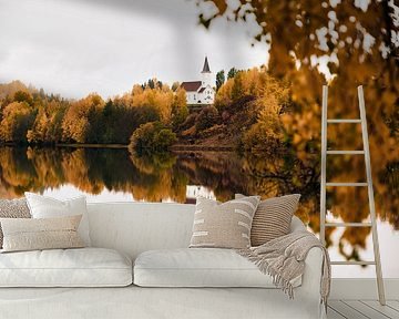 Autumn in the province of Viken in southern Norway