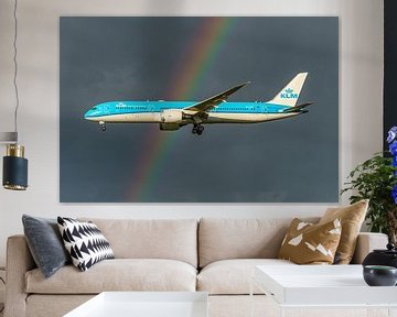 KLM Boeing 787-9 Dreamliner (PH-BHF) "Hibiscus". van Jaap van den Berg