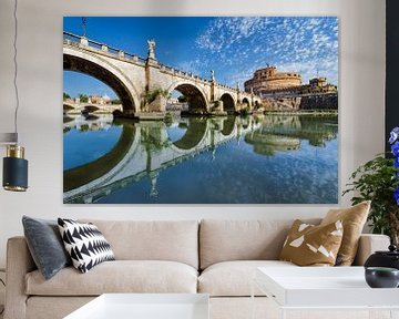 Brücke und Burg Sant Angelo, Rom von Michael Abid