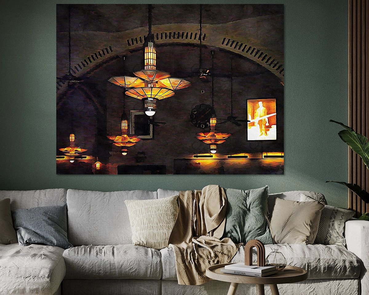 Example of the artwork in a room