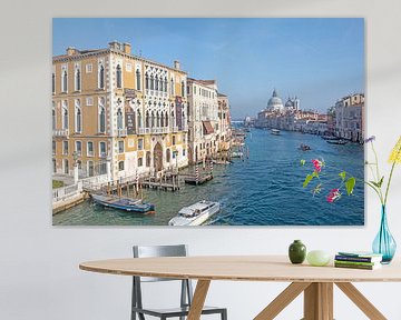 Venetië - Canal Grande met uitzicht op de Basilica di Santa Maria della Salute