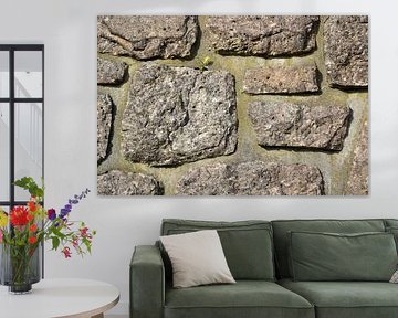 mur d'enceinte médiéval historique en pierre naturelle à Magdebourg