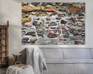 mur d'enceinte médiéval historique en pierre naturelle à Magdebourg