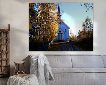 Jondalen kerkje in Noorwegen van Judith van Wijk