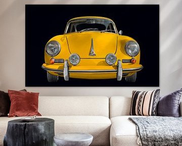 Porsche 356 C in Originalfarbe gelb von aRi F. Huber