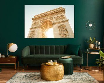 Arc de Triomphe in Paris by Melissa Peltenburg