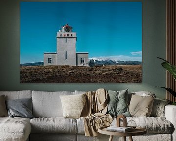 Dyrhólaey Leuchtturm Island von Charlotte Pol