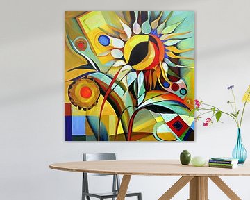 Sonnenblume surreal von Bert Nijholt