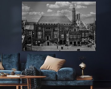 L'hôtel de ville de Haarlem d'antan