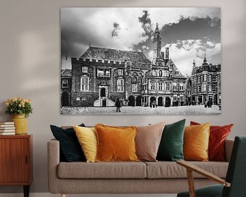 Stadhuis Haarlem van Vroeger