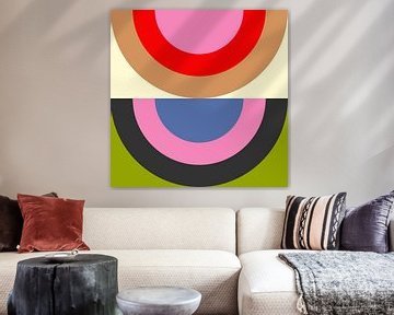 Bauhaus - Cercles en couleur 4 sur Ana Rut Bre