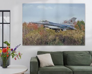 Koninklijke Luchtmacht F-16 Fighting Falcon (J-021). van Jaap van den Berg