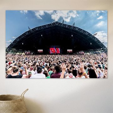 Alpha tent Lowlands overdag