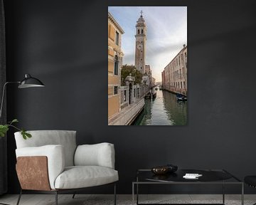 Venedig - Rio dei Greci mit der Kirche San Giorgio dei Greci von t.ART